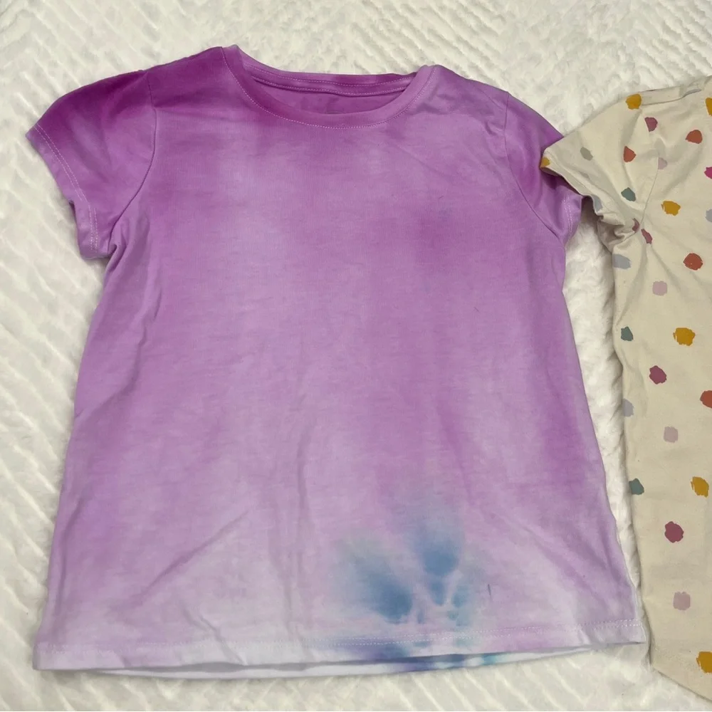 Girls Tops‎ Cropped Leggings Outfits Sets Bundle size medium tie dye